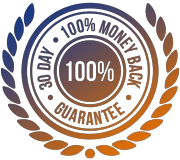 30 Day, 100% Money Back Guarantee