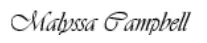 Malyssa Campbell signature